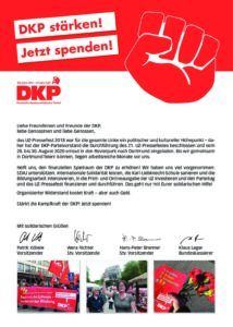 DKP Spendenflyer 2019